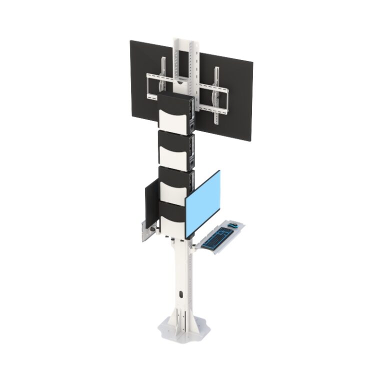 Orbit Floor Post Workstation | Stationary Industrial Floor-Mounted