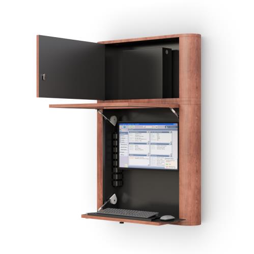 771775 wall mounted workstation with locks 2