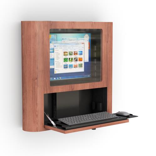 772122 wall mounted computer station cabinet