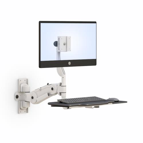 772239 adjustable wall mounted computer flat panel monitor arm