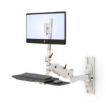 772251 computer monitor display arm with practical features