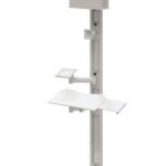 772289 height adjustable computer station wall mount