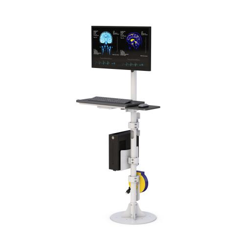 772776 floor mounted medical computer stand 1