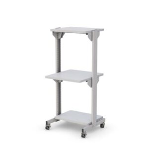 772822 mobile computer cart computer workstation utility shelving rack