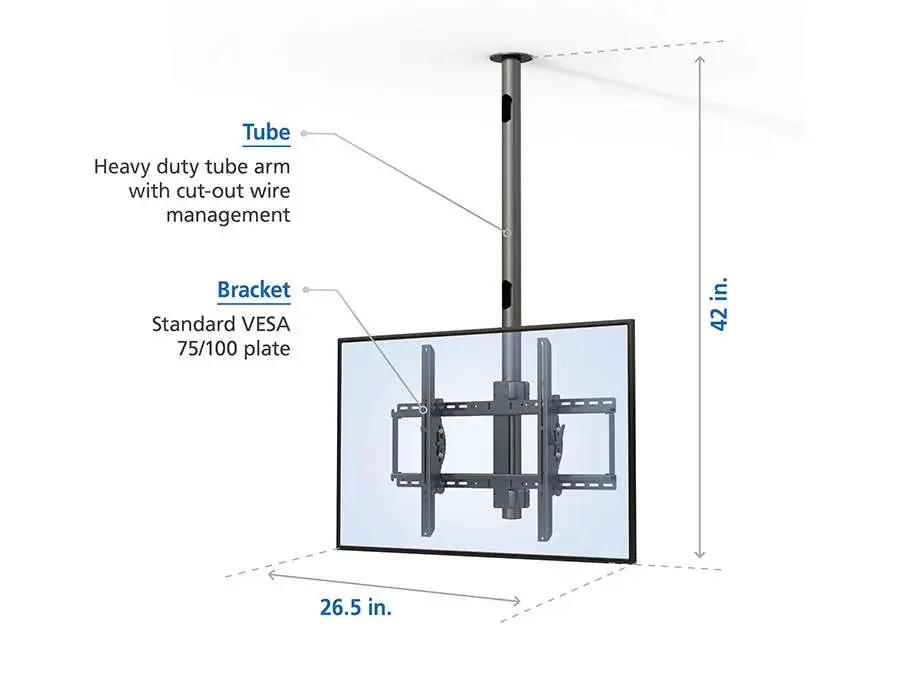 articulate ceiling mount design specifications