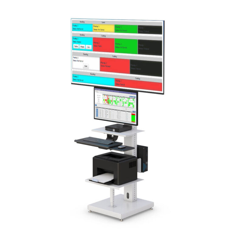 Industrial Floor Post Monitor System with Large Display - Suspending ...